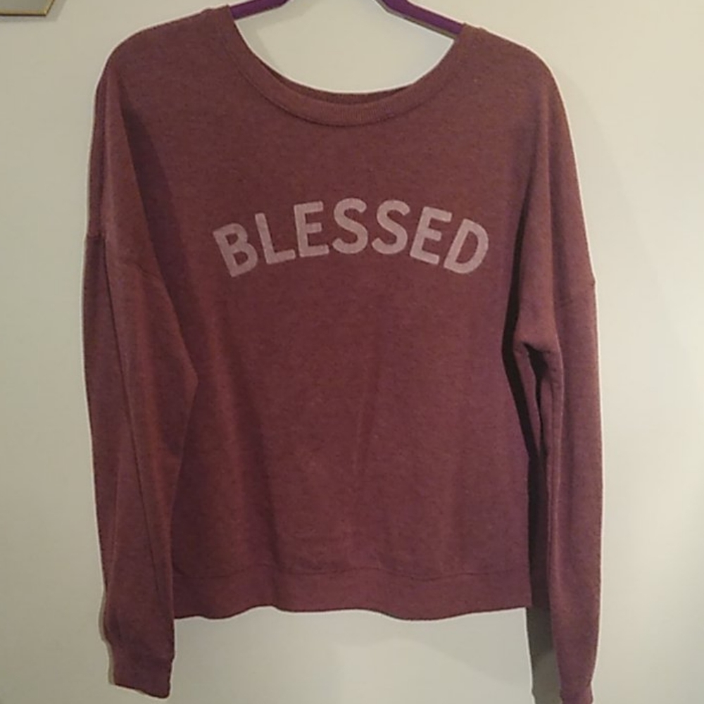 Zoe &Liv "Blessed" sweater